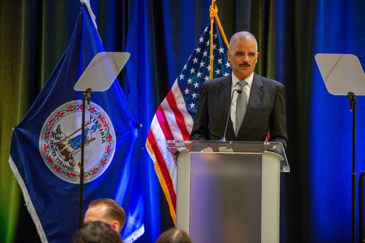 Eric Holder at the 2022 CEBCP Symposium